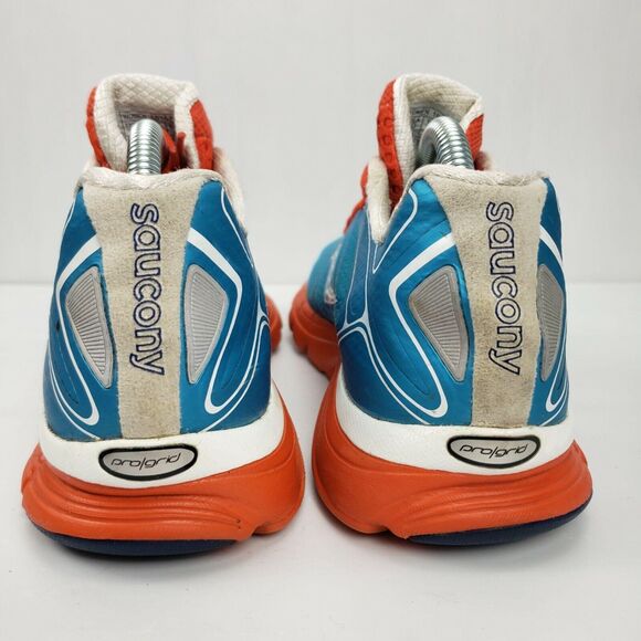 Saucony Kinvara Blue / Orange‎ Shoes 10157-4 Pro Grid Running - Women's Size 10 - Picture 2 of 10